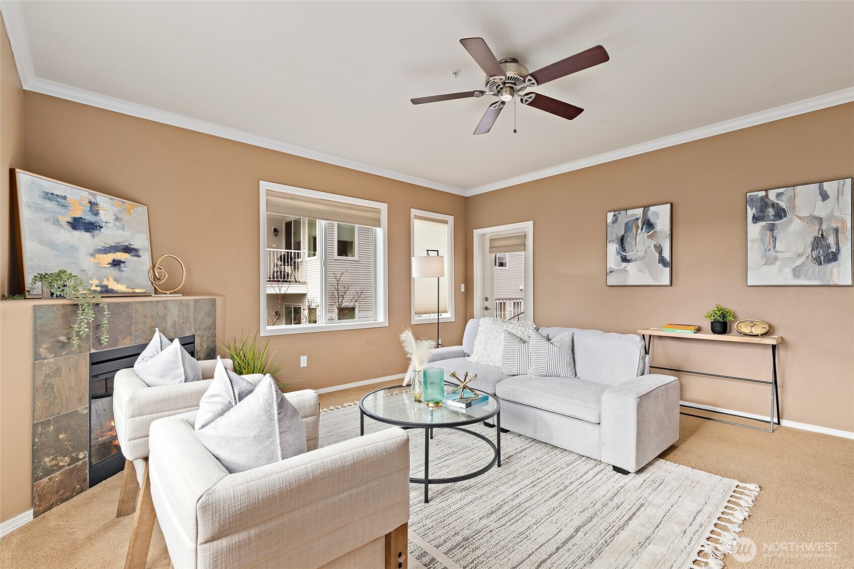 14915 38th Drive Southeast, Unit 2049 Bothell, WA 98012 - Photo 6 of 36 a living room with furniture and a large window