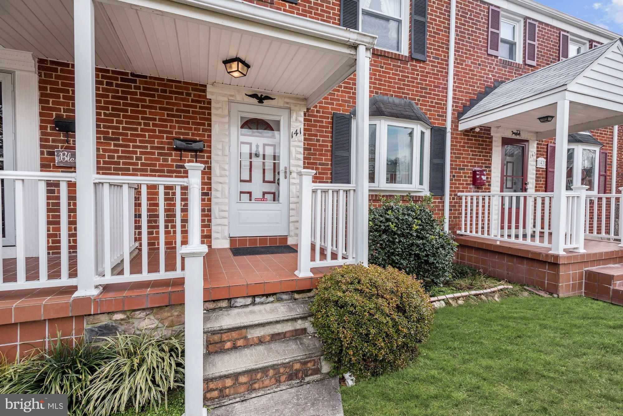 141 Garden Ridge Road Catonsville, MD 21228 - Photo 19 of 25 Covered Front Porch