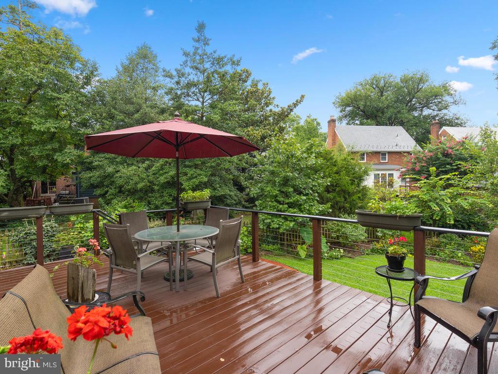 4008 Tennyson Road University Park, MD 20782 - Photo 33 of 38 Rear Deck overlooking backyard