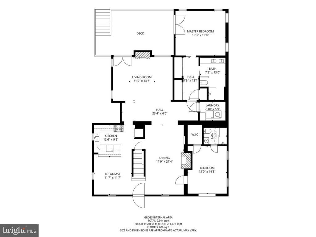 4008 Tennyson Road University Park, MD 20782 - Photo 35 of 38 Main Level Floor Plan