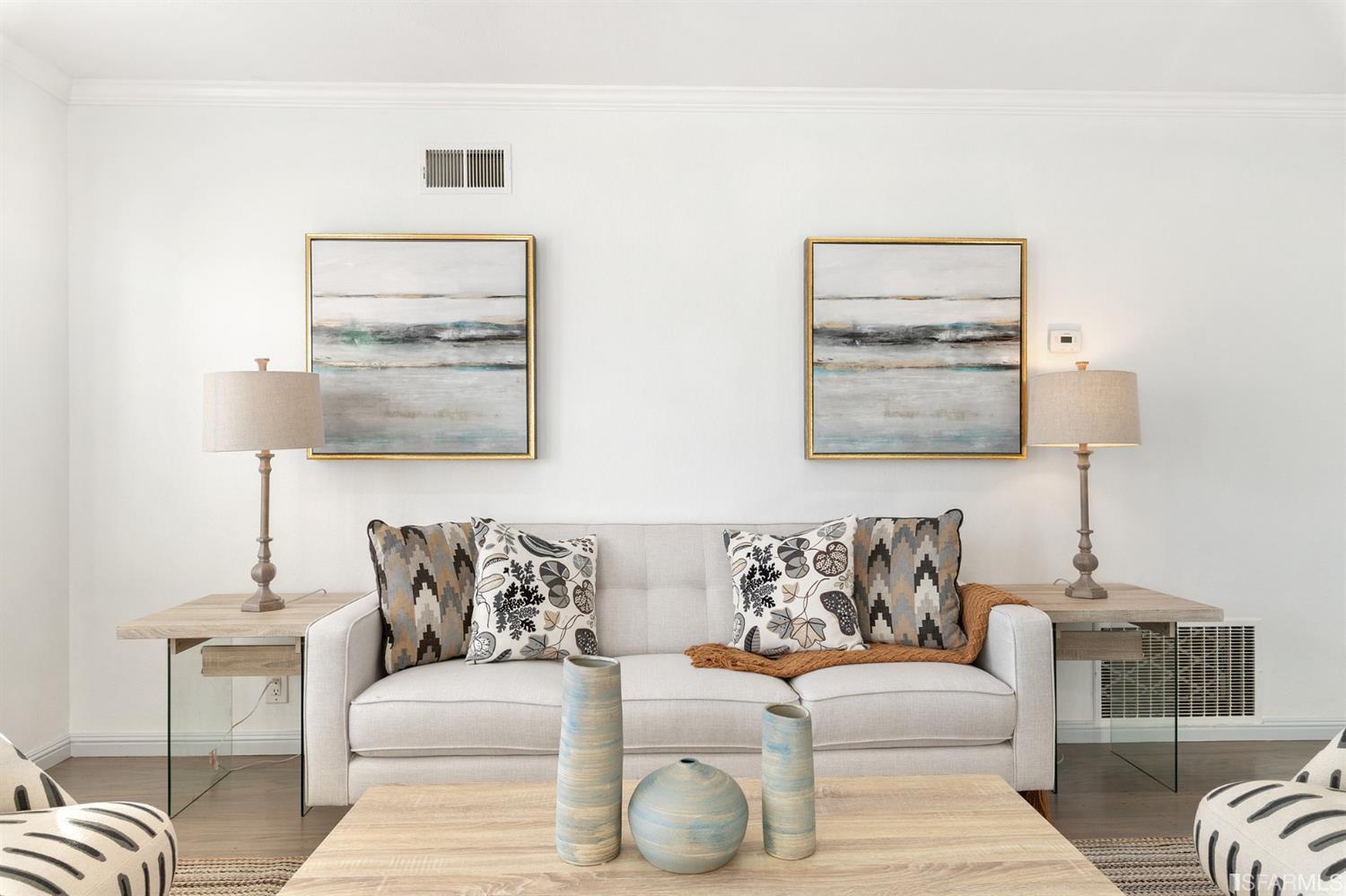 171 Beachview Avenue Pacifica, CA 94044 - Photo 9 of 52 a living room with furniture and a lamp