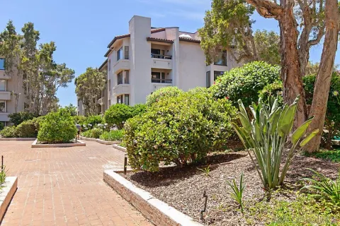 a front view of a house with lots of trees