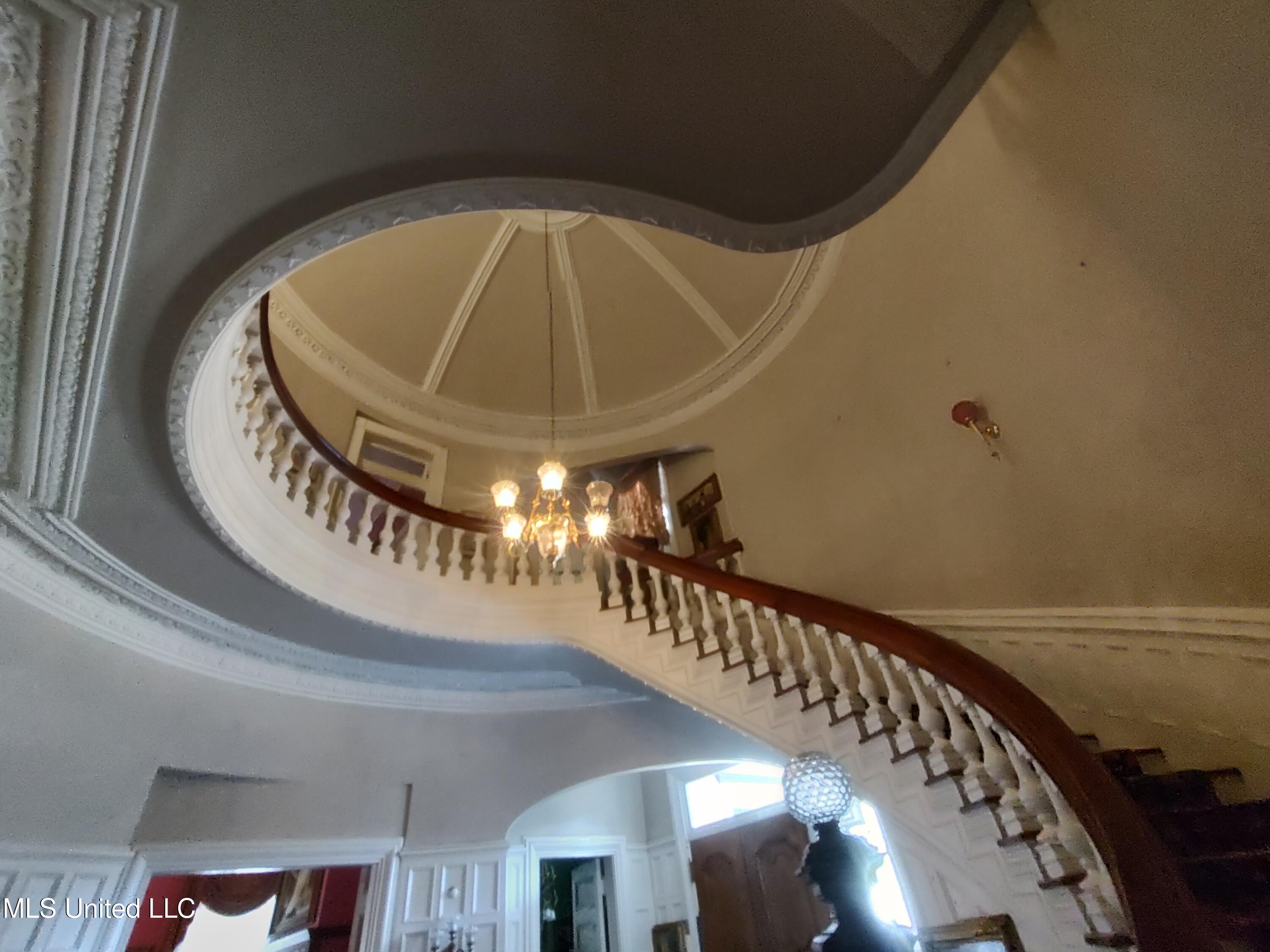 802 North Union Street Natchez, MS 39120 - Photo 16 of 70 Balustrade and Dome from Entrance Hall F