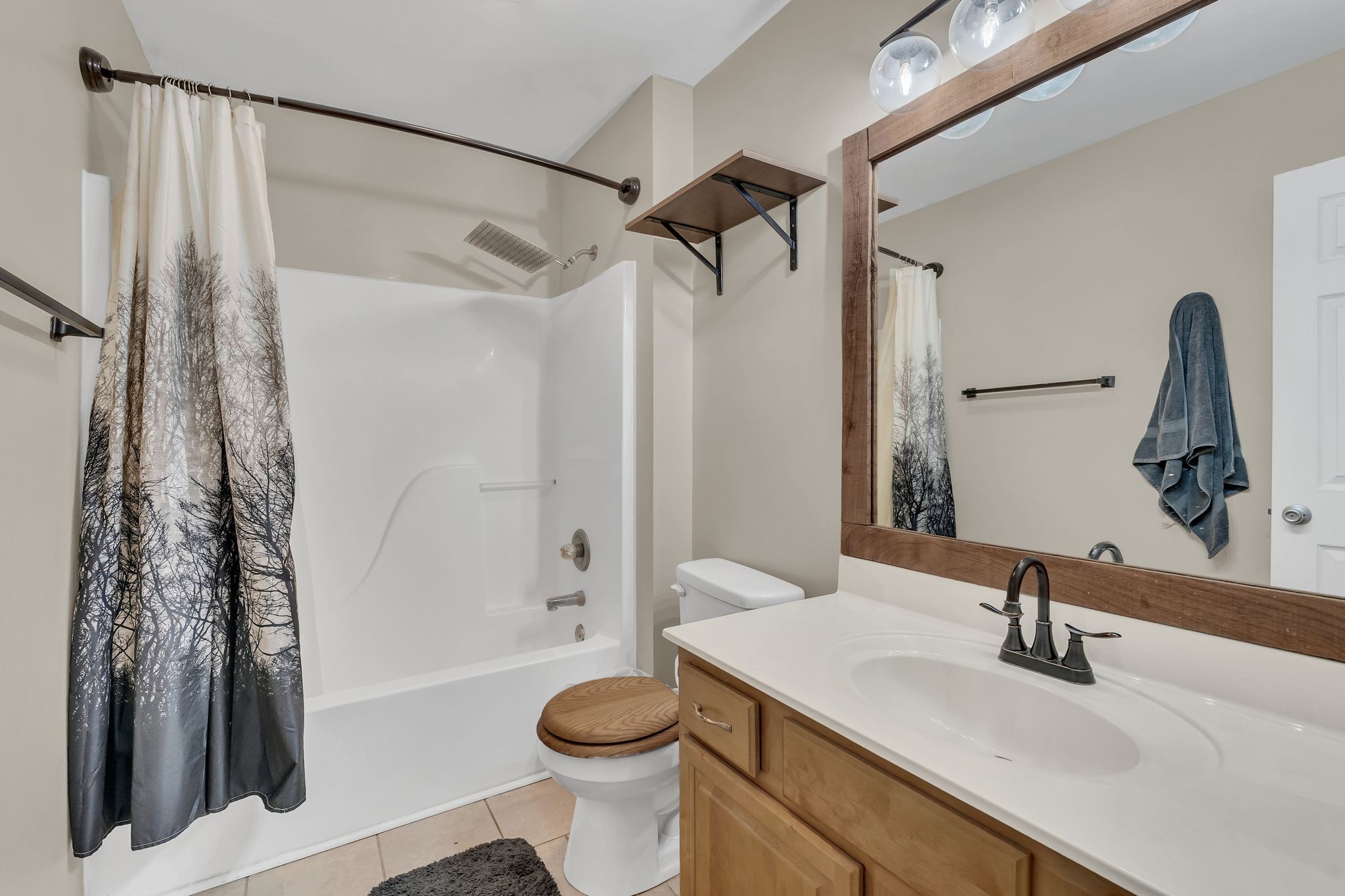 4237 Kedron Road Spring Hill, TN 37174 - Photo 18 of 48 a bathroom with a sink a toilet and a mirror