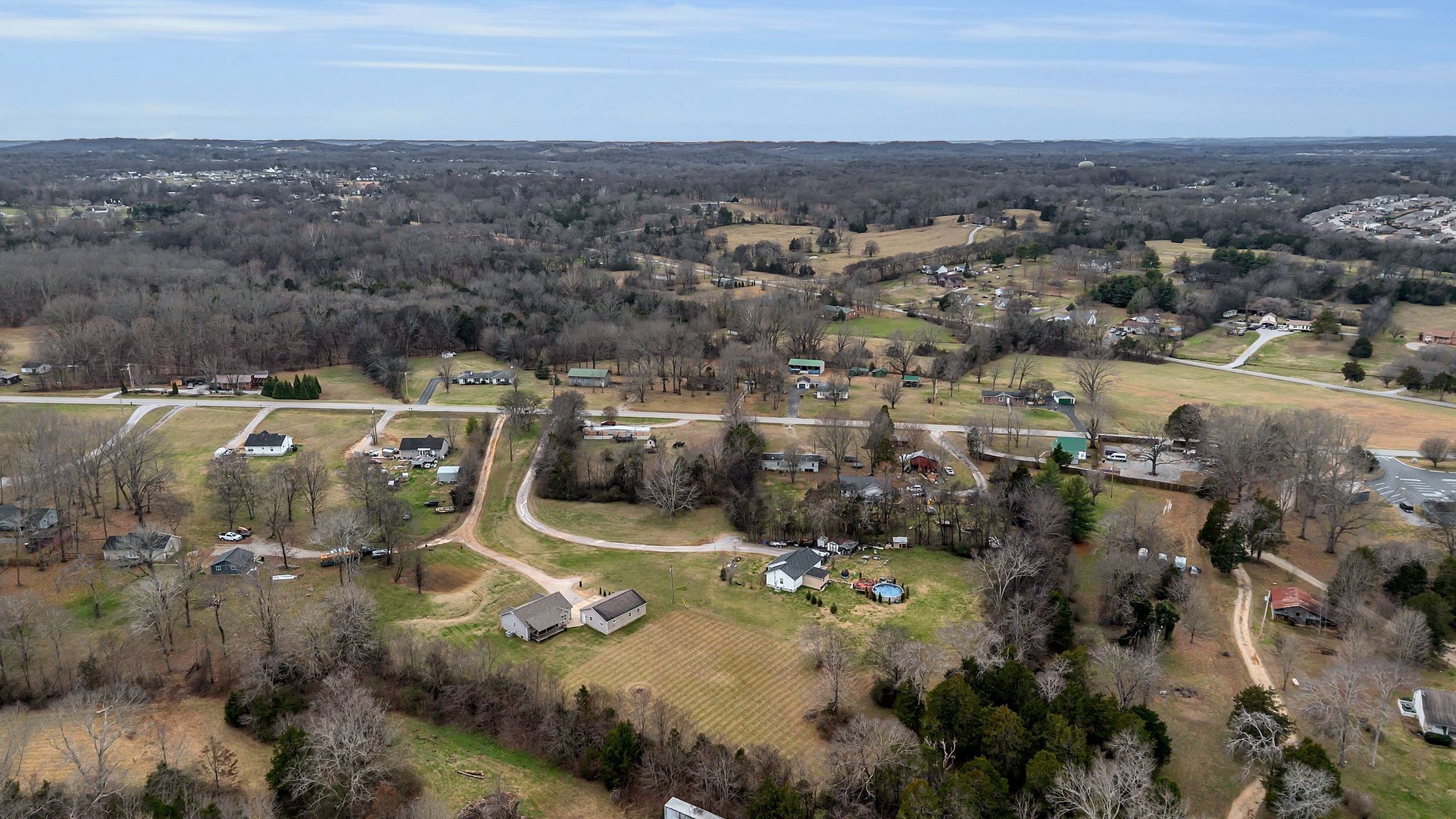 4237 Kedron Road Spring Hill, TN 37174 - Photo 38 of 48 an aerial view of a house with a yard