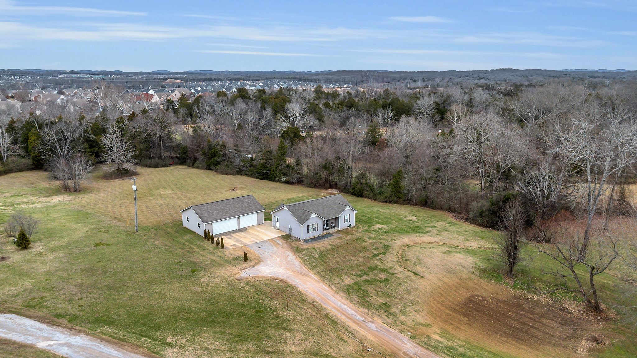 4237 Kedron Road Spring Hill, TN 37174 - Photo 48 of 48 a view of a backyard of a house