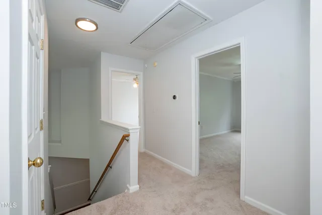 an entryway with a window