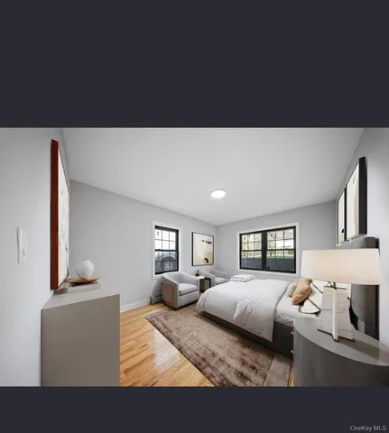 a living room with furniture window and a lamp