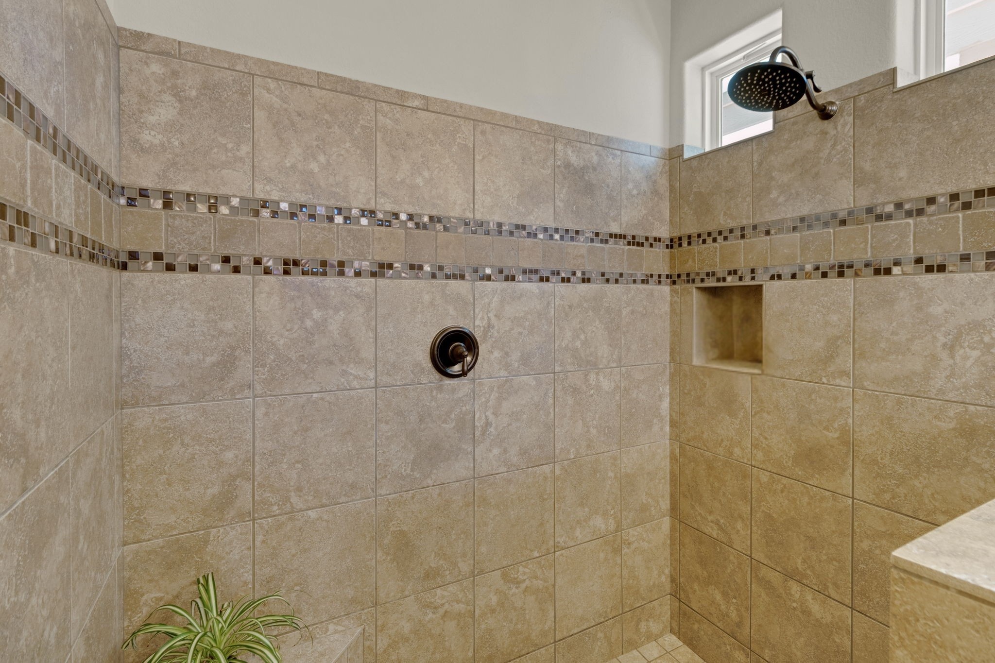 1040 Kings Way Coldspring, TX 77331 - Photo 33 of 50 Custom, elegant accented tile adds a spa like feeling