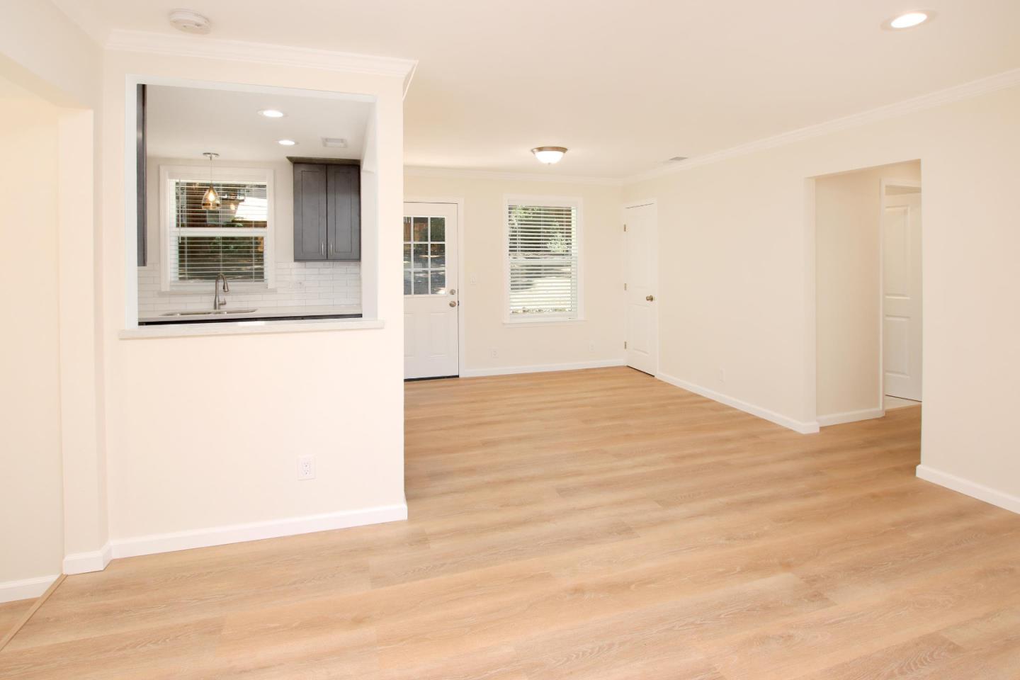 9260 Glen Arbor Road Ben Lomond, CA 95005 - Photo 18 of 33 a view of an empty room with kitchen and a window