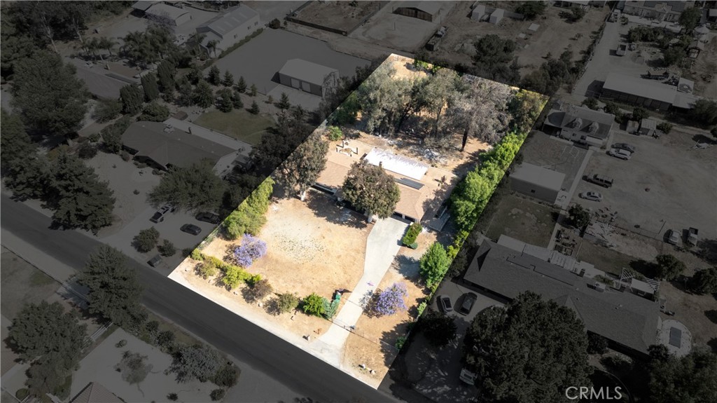 18561 Bert Road Riverside, CA 92508 - Photo 64 of 72 an aerial view of a house with a yard