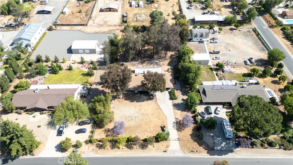 18561 Bert Road Riverside, CA 92508 - Photo 65 of 72 an aerial view of a house with a yard and garden