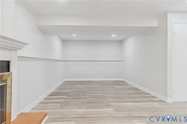 a view of an empty room