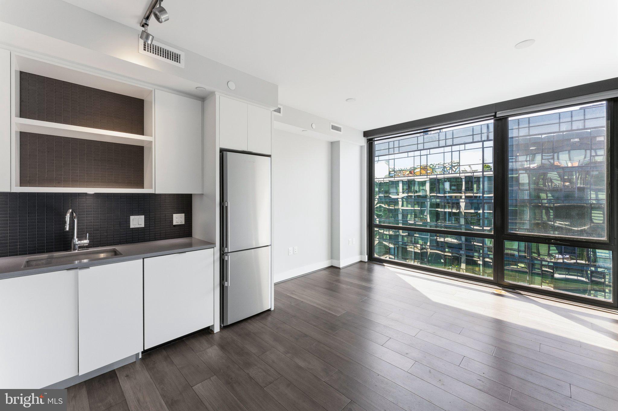 Modern urban living with bright views.