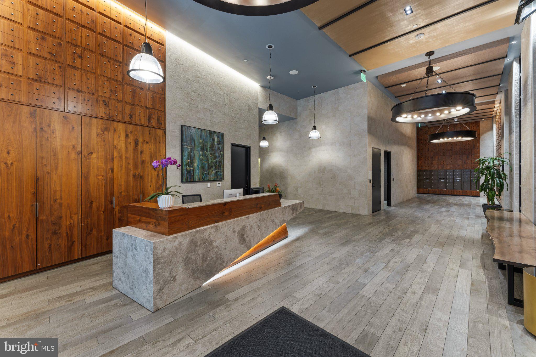 1300 4th Street Southeast, Unit 902 Washington, DC 20003 - Photo 55 of 68 Modern lobby with stylish design.