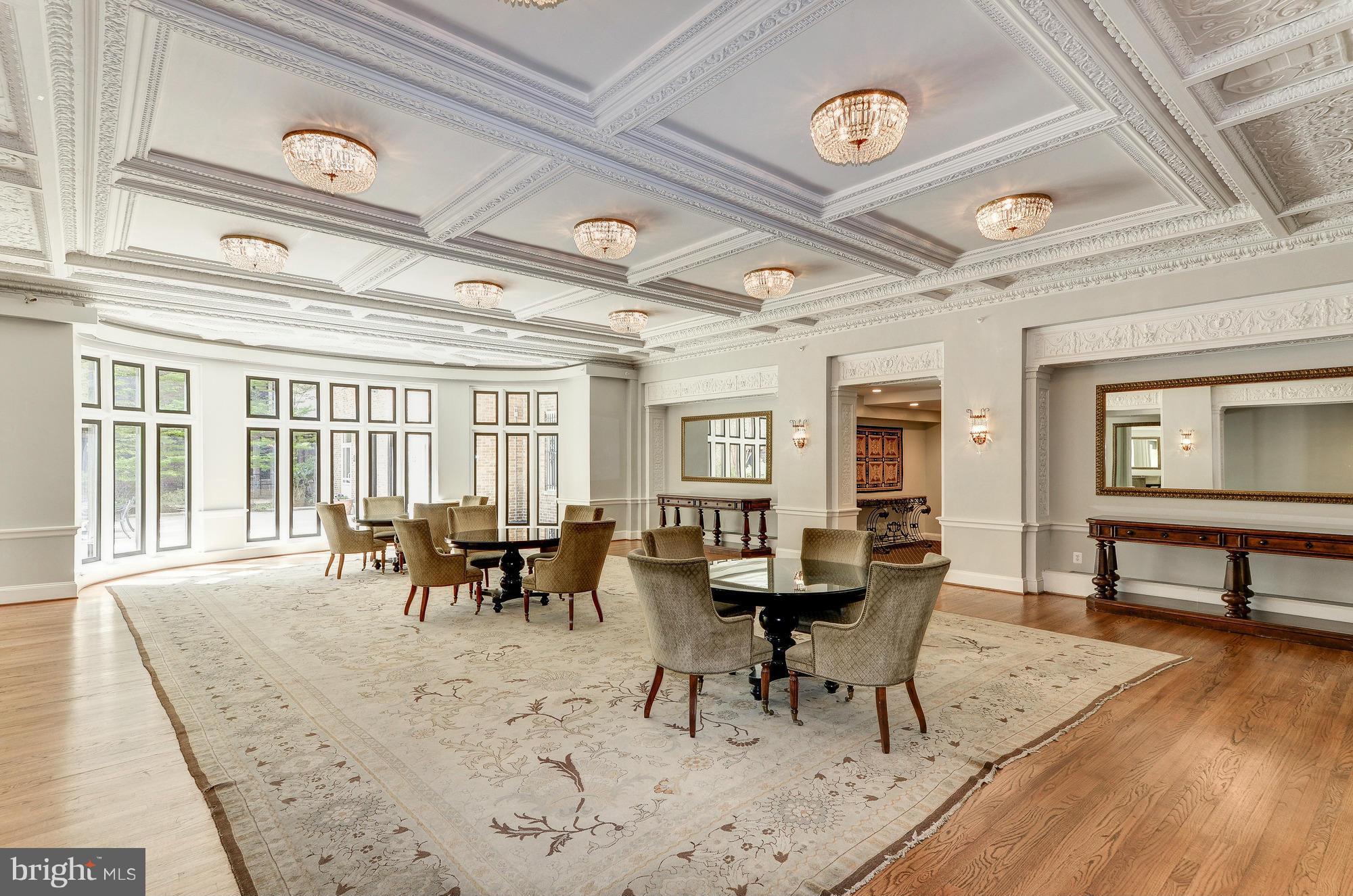 1701 16th Street Northwest, Unit 802 Washington, DC 20009 - Photo 9 of 11 a view of a dining room with furniture window and wooden floor