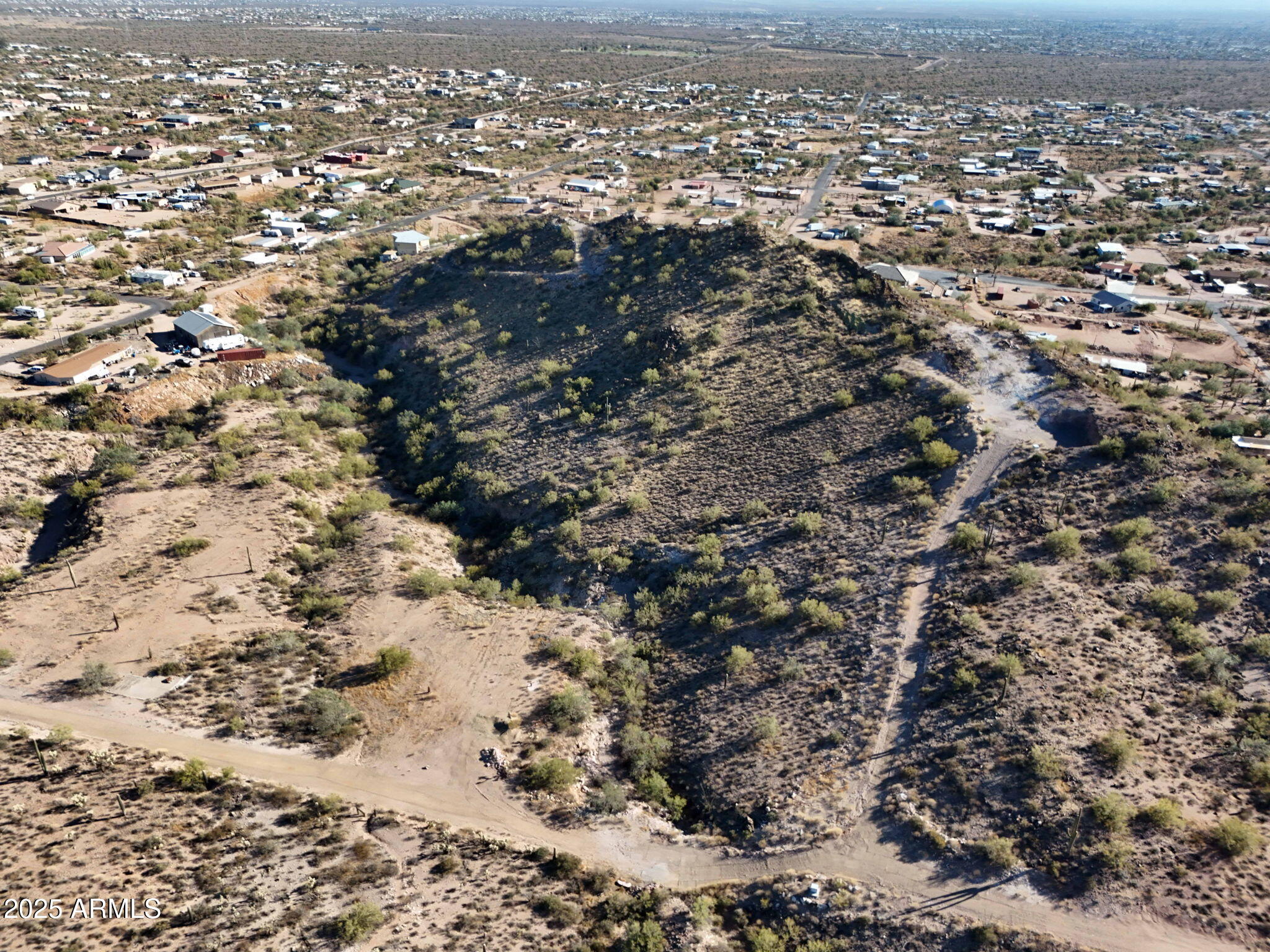 493 West McDowell Boulevard Apache Junction, AZ 85120 - Photo 20 of 29 an aerial view of house with yard