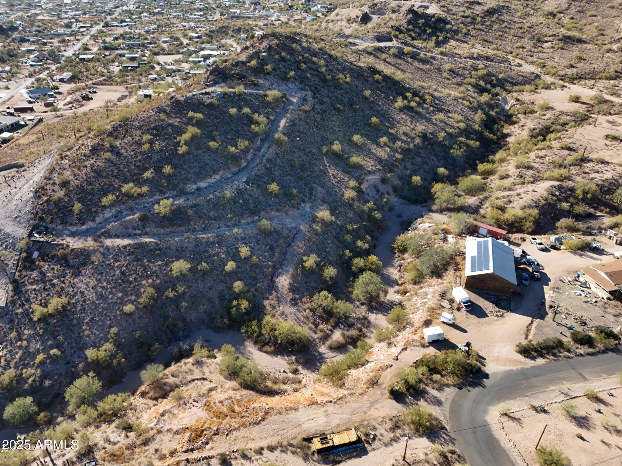 493 West McDowell Boulevard Apache Junction, AZ 85120 - Photo 29 of 29 a view of a yard covered with snow