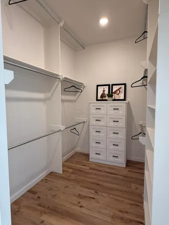 a view of a closet