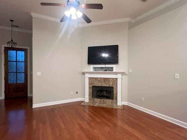 1977 Rochelle Lane Cordova, TN 38016 - Photo 4 of 26 a living room with a fireplace and a flat screen tv