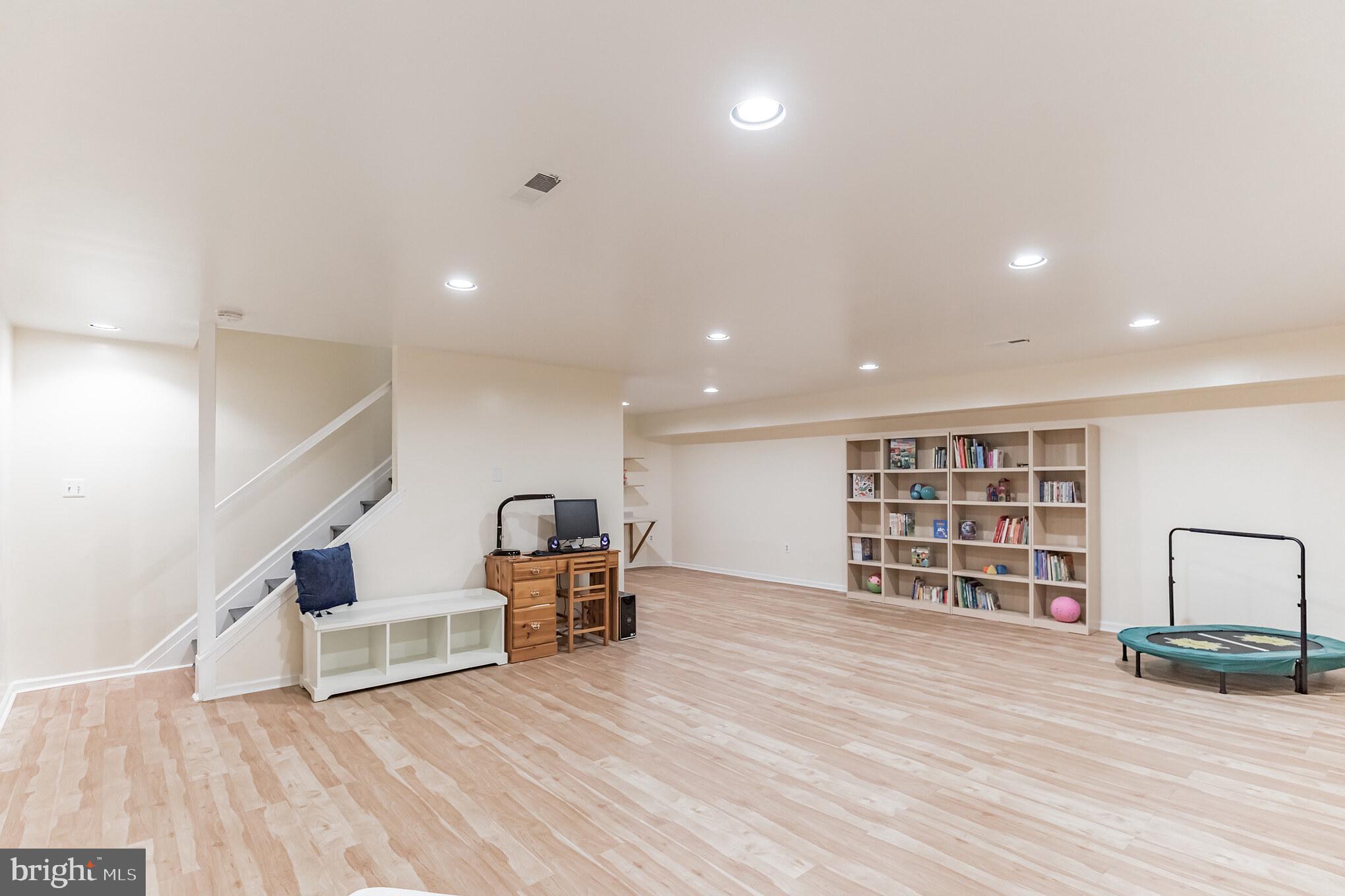 52 Eraser Road Moorestown, NJ 08057 - Photo 17 of 24 Finished Basement looking from back left corner