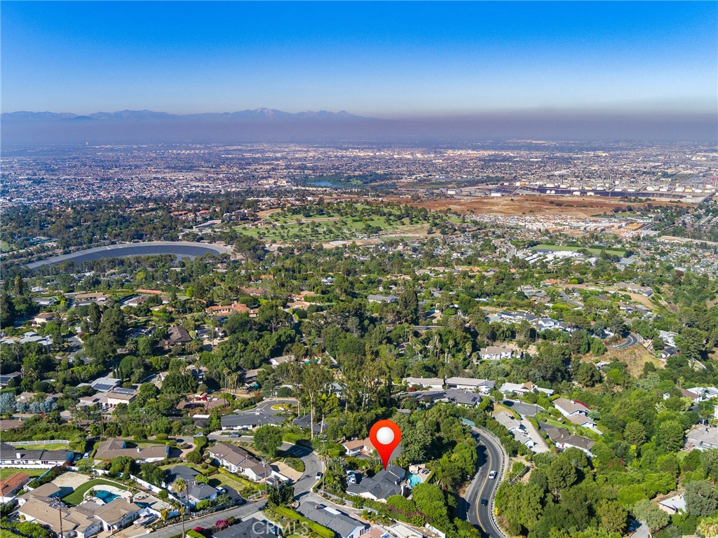 8 Stallion Road Rancho Palos Verdes, CA 90275 - Photo 50 of 56 an aerial view of a houses with a yard and lake view