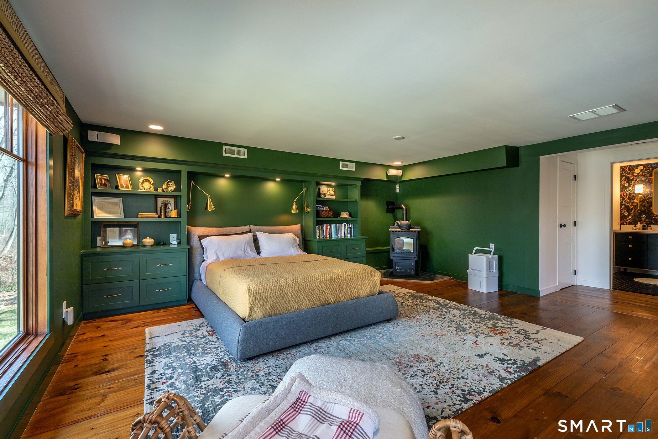 45 Big Trail Sherman, CT 06784 - Photo 29 of 36 a bedroom with a large bed and a dresser