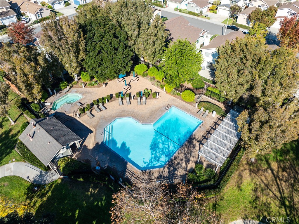 4 Gettysburg Irvine, CA 92620 - Photo 40 of 48 an aerial view of a house a yard and mountain view in back