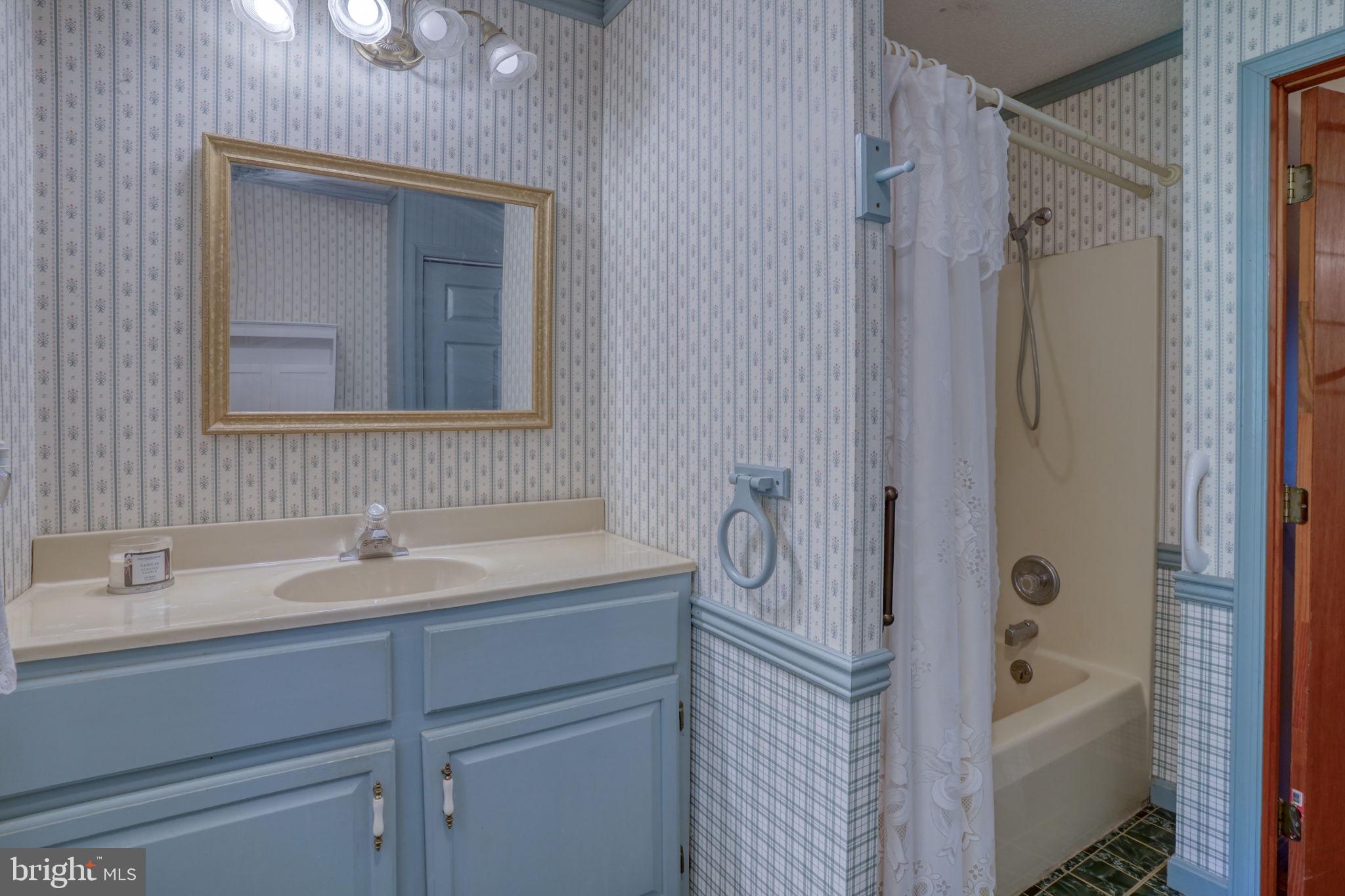 1332 Alley Mill Road Clayton, DE 19938 - Photo 36 of 50 a bathroom with a sink a toilet and shower