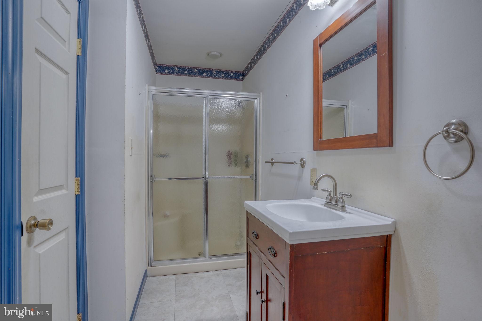 1332 Alley Mill Road Clayton, DE 19938 - Photo 47 of 50 a bathroom with a sink and mirror