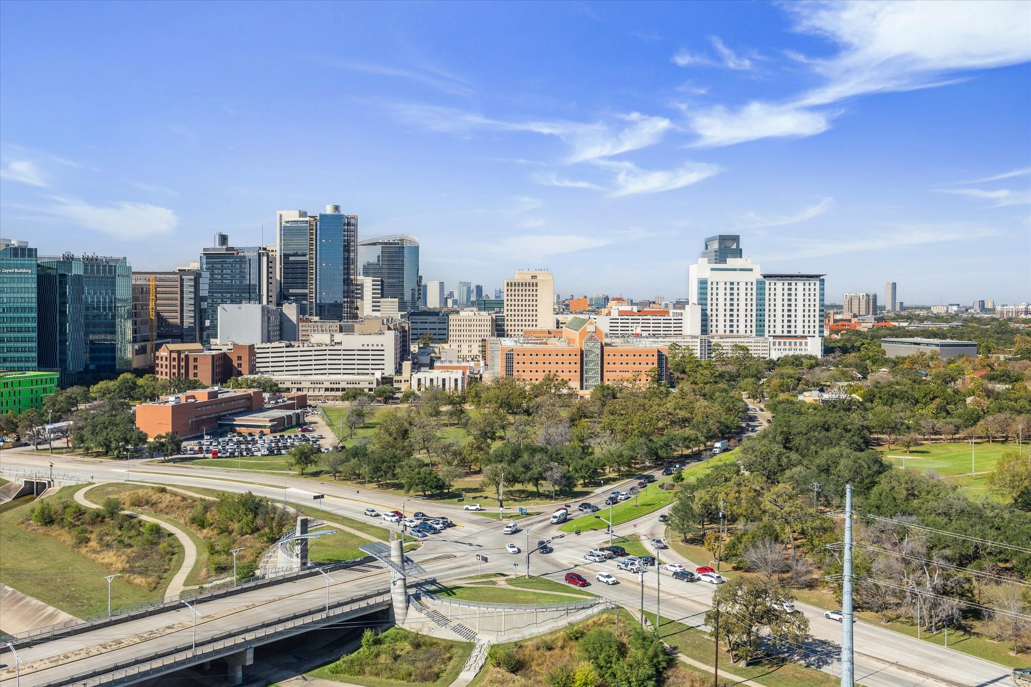 2001 Holcombe Boulevard, Unit 1801 Houston, TX 77030 - Photo 17 of 47 a view of a city with tall buildings