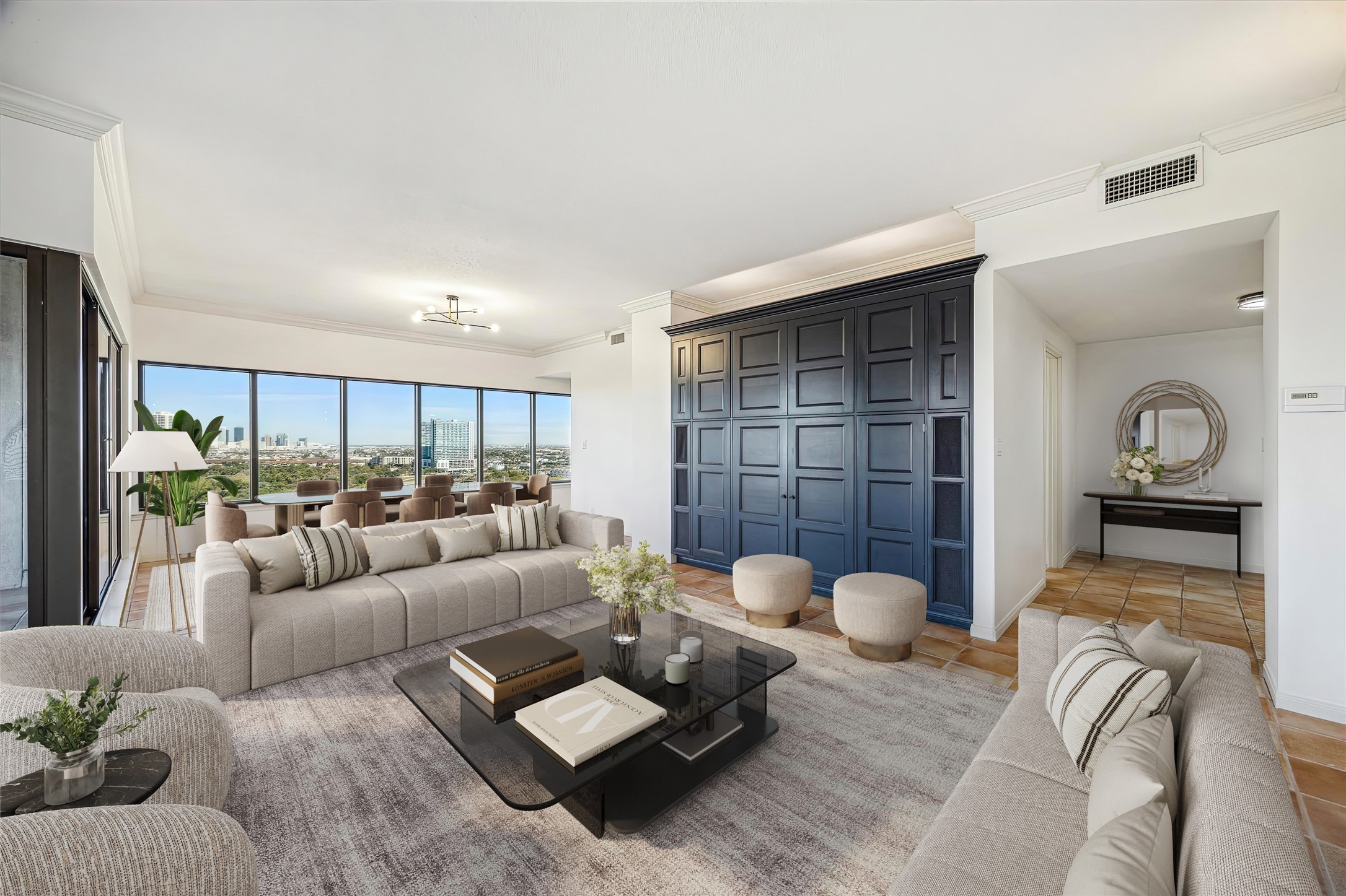 2001 Holcombe Boulevard, Unit 1801 Houston, TX 77030 - Photo 2 of 47 a living room with furniture and a window