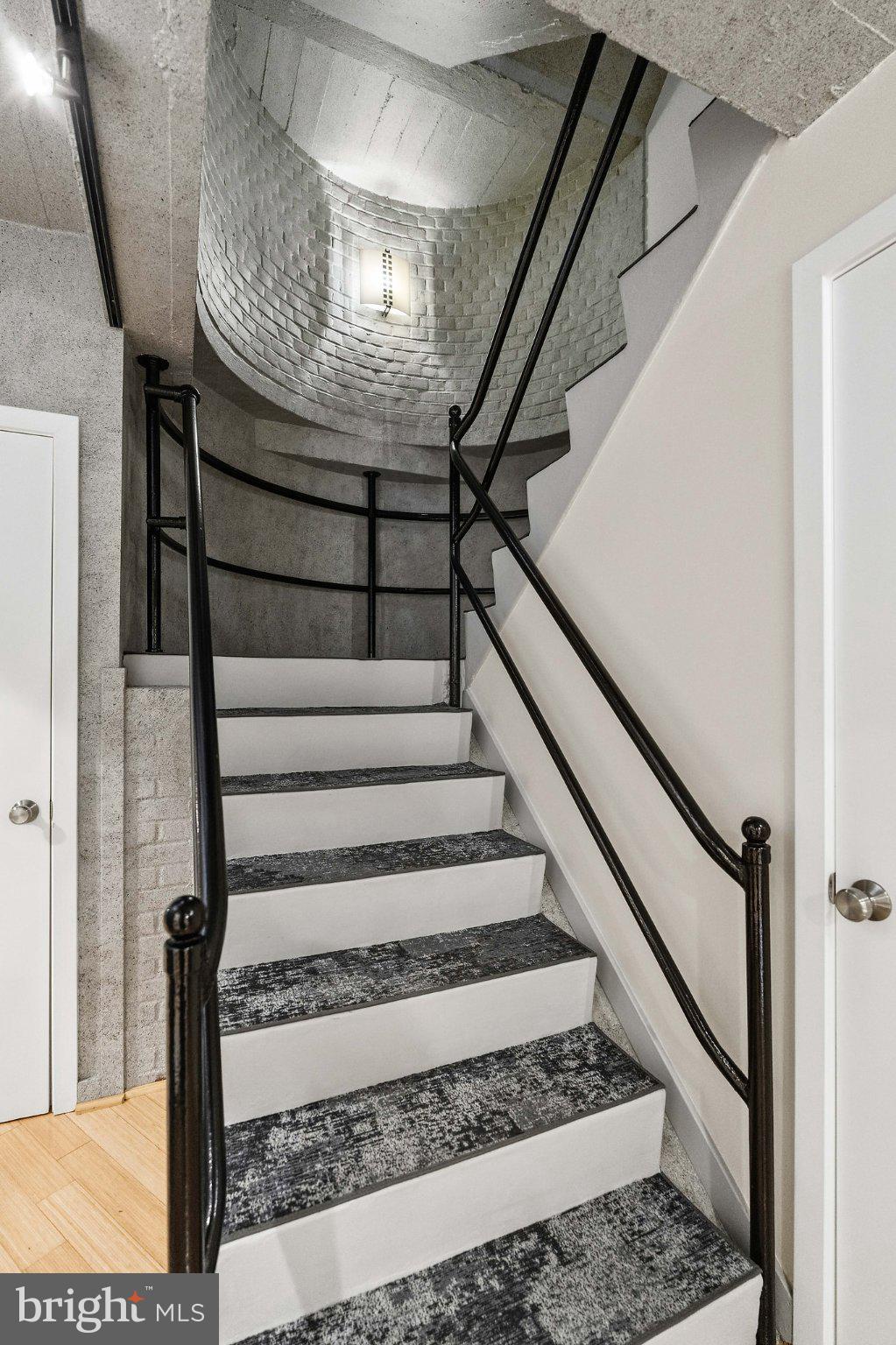 2102 R Street Northwest Washington, DC 20008 - Photo 17 of 54 Staircase from main to second level