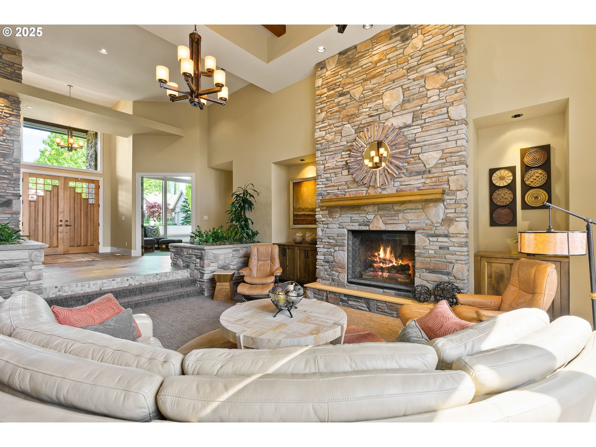 14217 155th Terrace Portland, OR 97224 - Photo 10 of 41 a living room with furniture and a fireplace