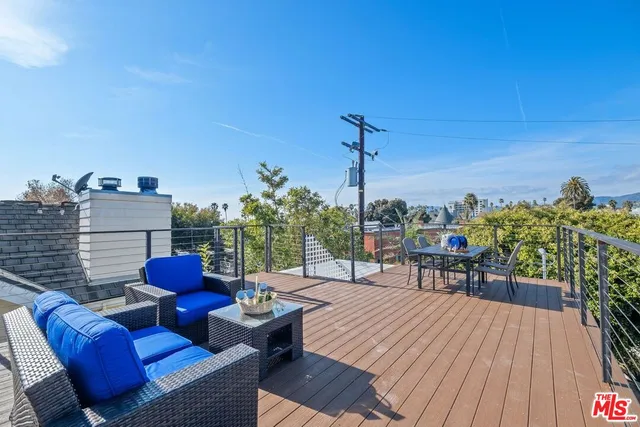 a outdoor space with furniture