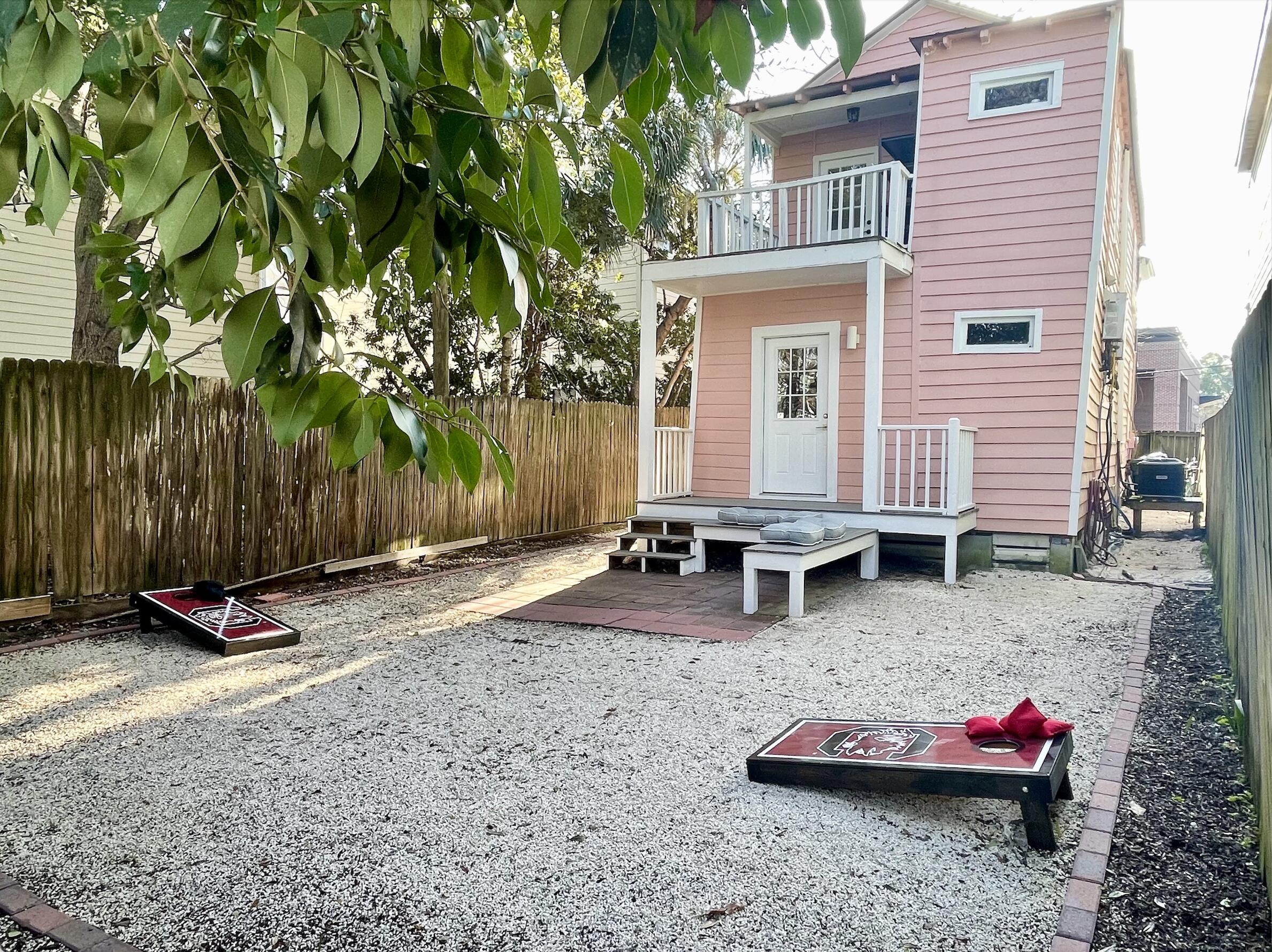 122 Congress Street, Unit A & B Charleston, SC 29403 - Photo 20 of 41 Backyard VRBO