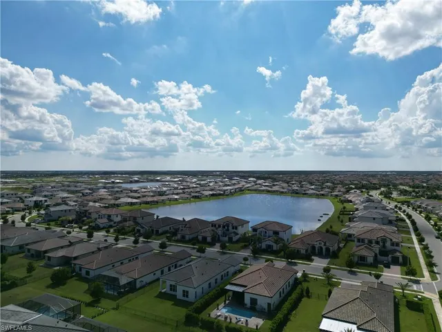 a view of a golf course with a trees