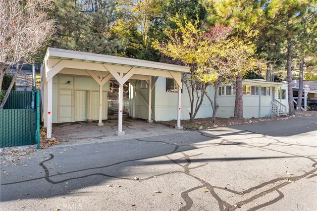 a view of a house with a patio