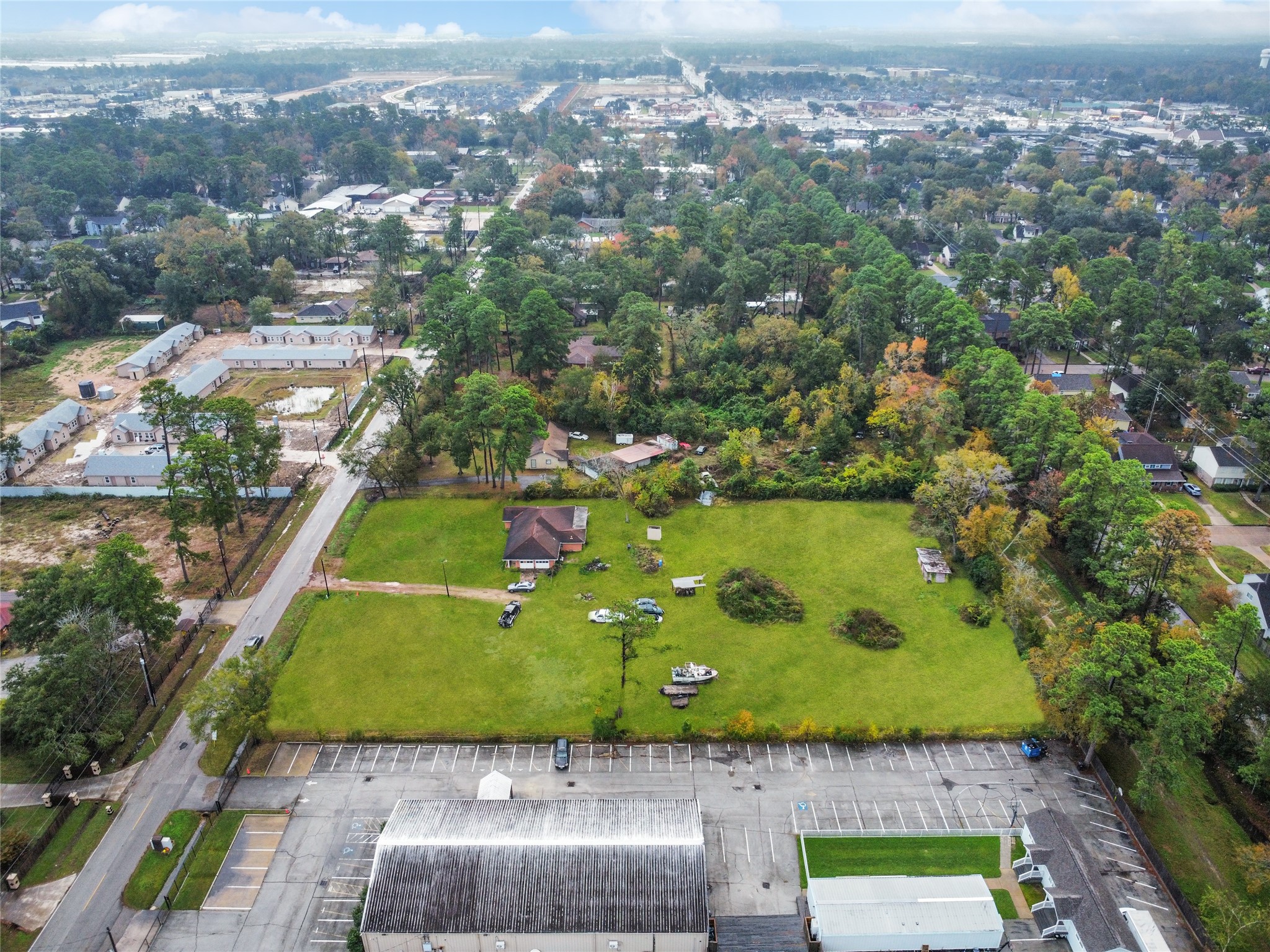 17419 Bamwood Road Houston, TX 77090 - Photo 5 of 12 an aerial view of a city