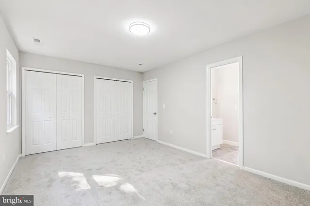 a view of an empty room