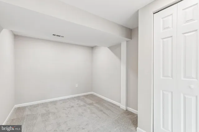 a view of an empty room