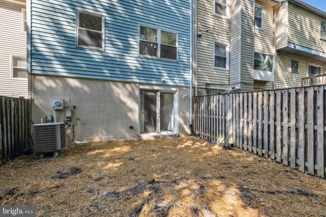 a backyard of a house