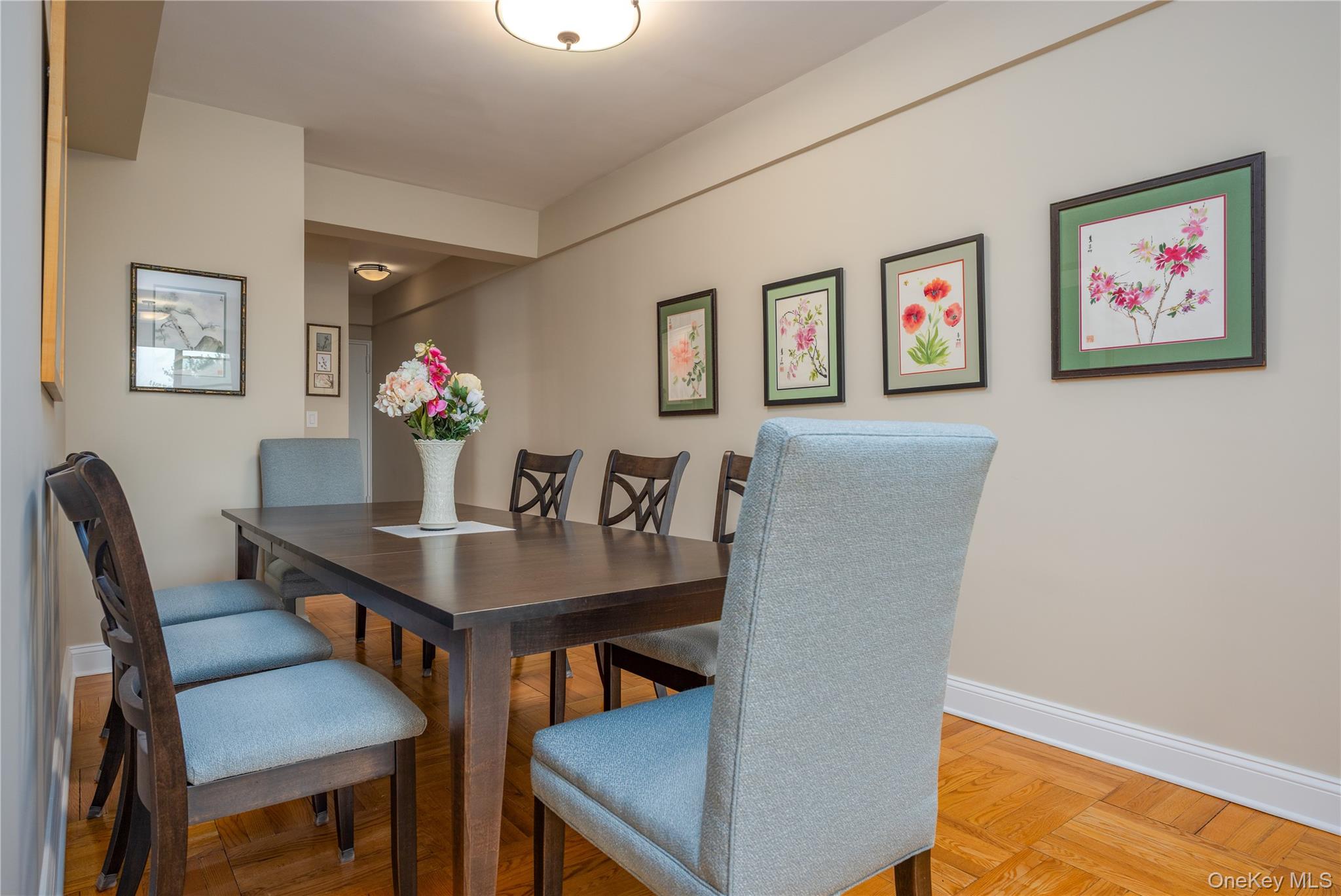 900 Palmer Road, Unit 9J Bronxville, NY 10708 - Photo 4 of 14 a view of a dining room with furniture