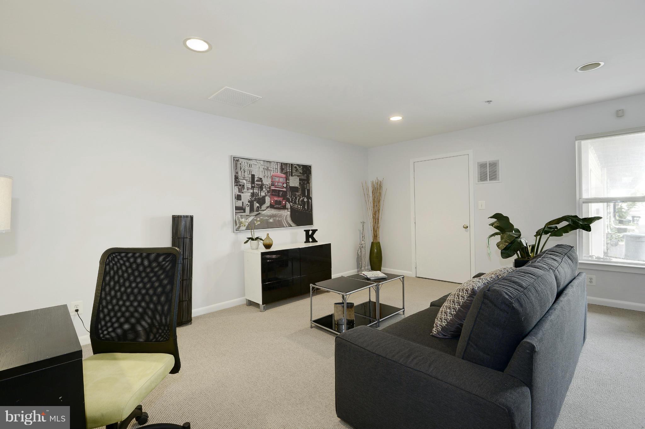 2102 12th Street Northwest Washington, DC 20009 - Photo 18 of 21 Recreation Room / Fourth Bedroom