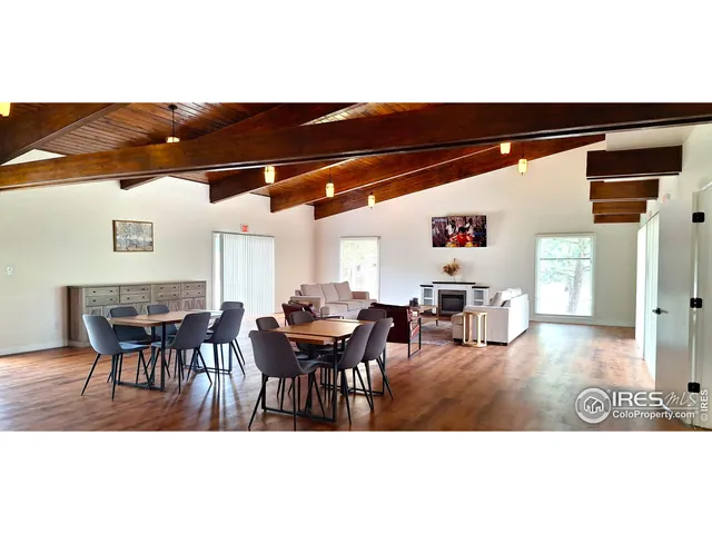 a outdoor living space with furniture