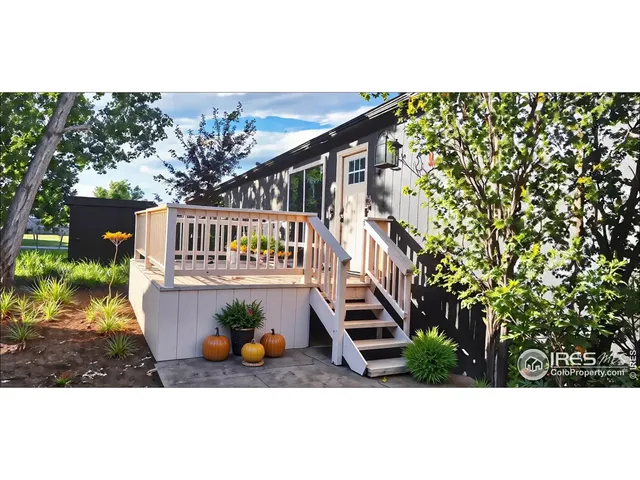 a balcony with wooden floor