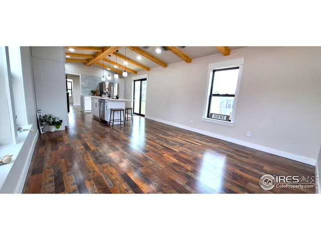 a view interior of a house and wooden floor