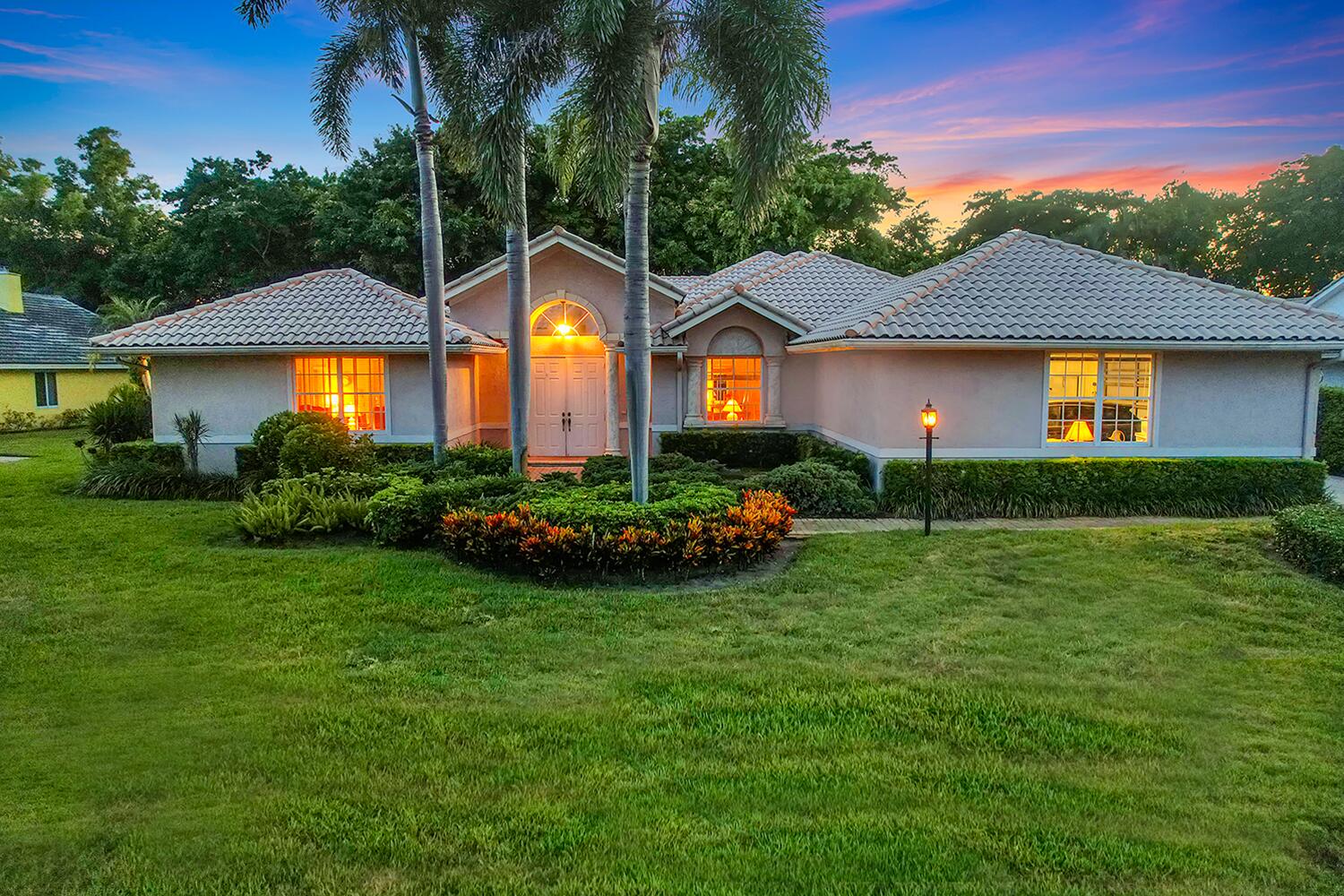 10721 St Andrews Road Boynton Beach, FL 33436 - Photo 26 of 26 Twilight Front of the House