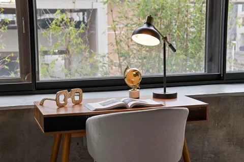 a view of a city with tall buildings