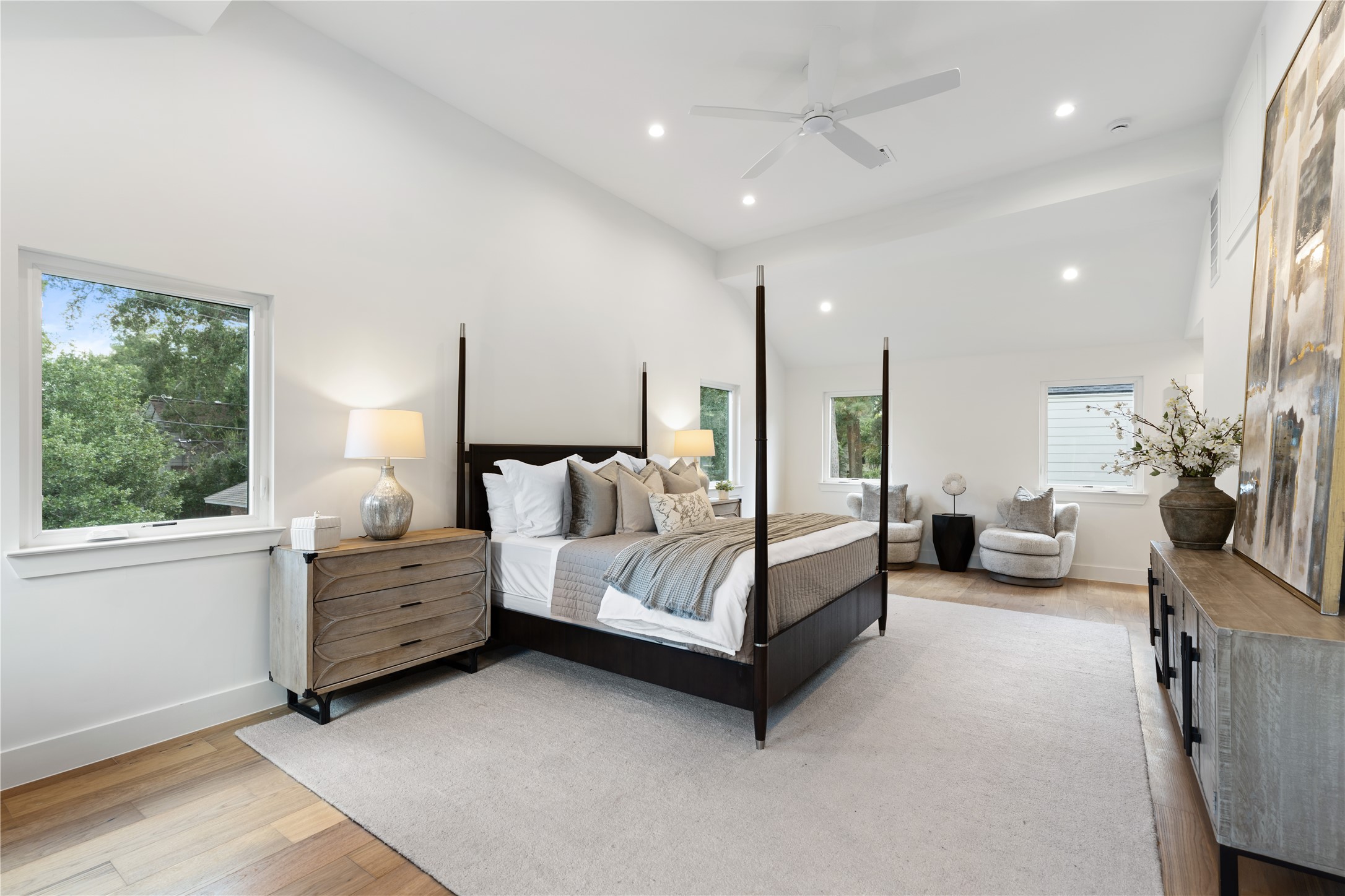 814 Azalea Street Houston, TX 77018 - Photo 12 of 25 a bed room with furniture and a large window